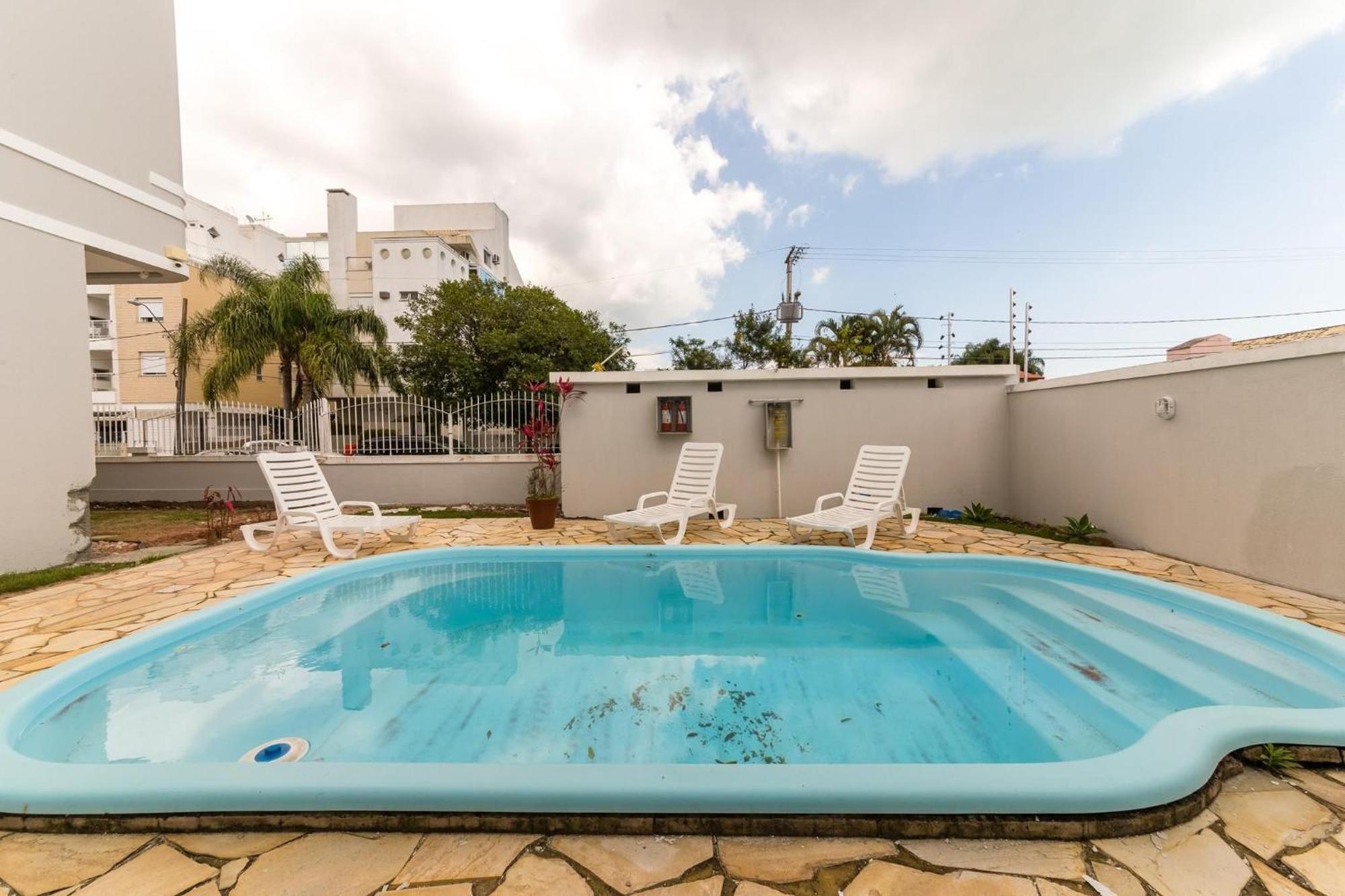 Belo Apto C/ Piscina Em Jurere 800M Do Mar Chr101 Daire Florianópolis Dış mekan fotoğraf